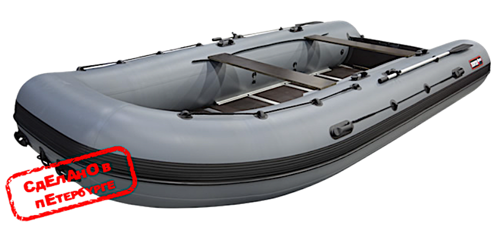 Лодка ПВХ Hunterboat Хантер Классика 520 Пайол 2025 -