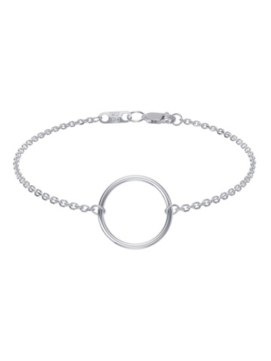 Браслет из серебра "Круг"