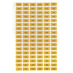 Наклейка "36В" (10x15) EKF PROxima (100.00 шт.)