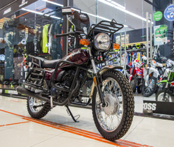 Эндуро мотоцикл Racer RC150-23A Tourist бордовый ПТС (Alpha, Альфа)