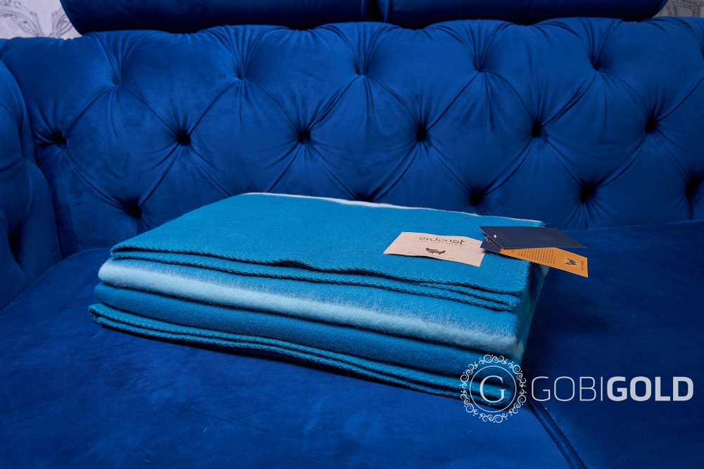 Одеяло тканое из овечьей шерсти LUX  ERDENET 150x200 см.