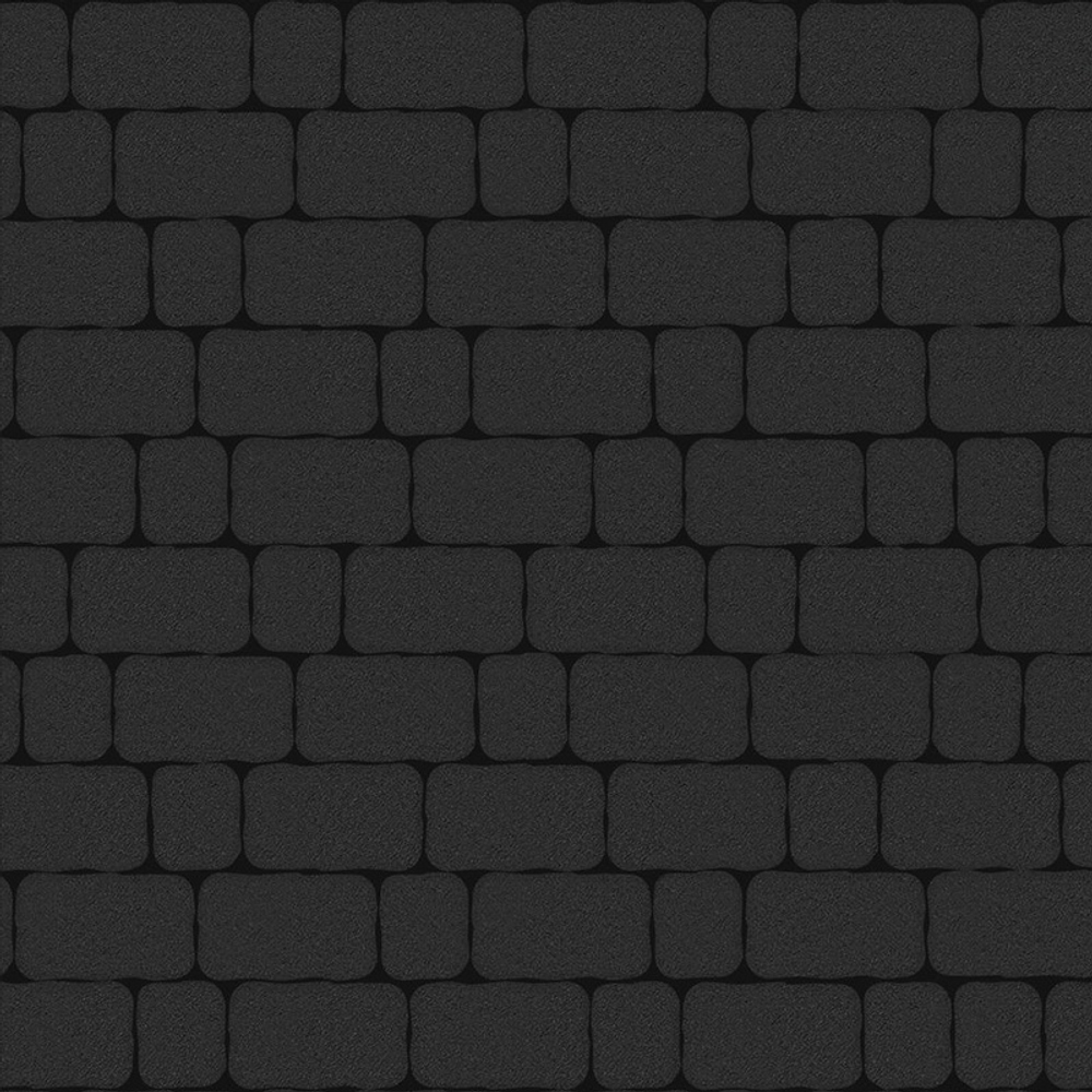 Тротуарная плитка Арена - Стандарт Черный, комплект из 2 видов плит
