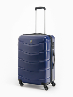 Чемодан SunVoyage, размер XL (77х53х30 см.), объем 103 литра, вес 4,2 кг, Синий-Марина