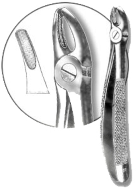 Щипцы для удаления клыков и премоляров верхней челюсти 7 ВР-Щ-171