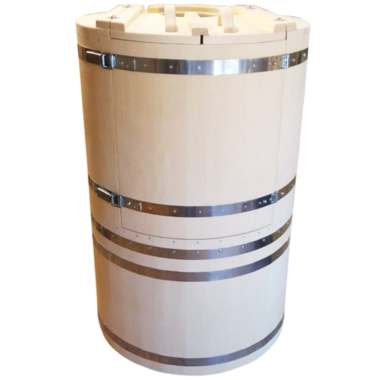 Комплект "КРУГЛЫЙ XXL" (кедровая бочка с парогенератором)