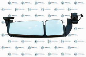 Зеркало левое в сборе X5000 белого цвета с камерой (рестайлинг) DZ14251770080