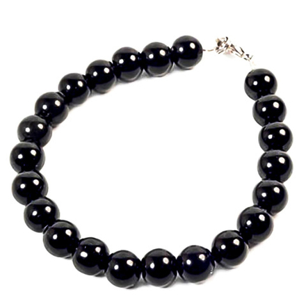 Браслет "Келли 8" агат черный