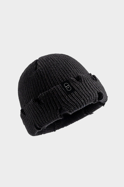 Шапка SHMOT “TORN BEANIE” Черный