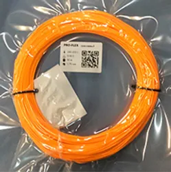 Фотография — Пластик для 3D-принтера Filamentarno PRO 1.75 PRO-FLEX оранжевый (50 м)