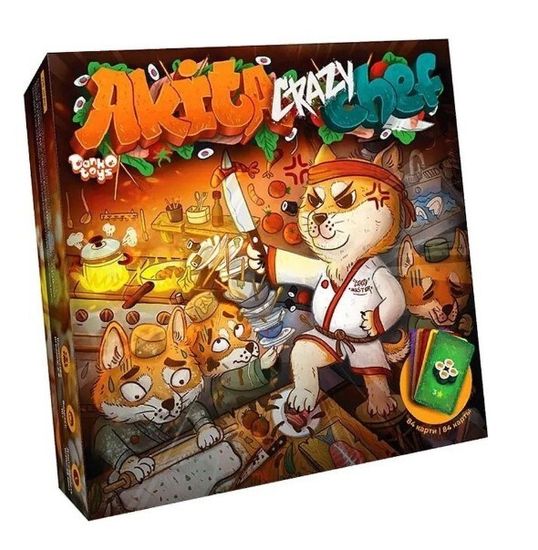Развлекательная настольная игра серии «Akita Crazy Chef»