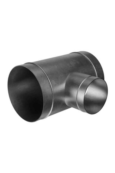 Тройник TRG D200 с выходом D125 оцинк.сталь ERA PRO