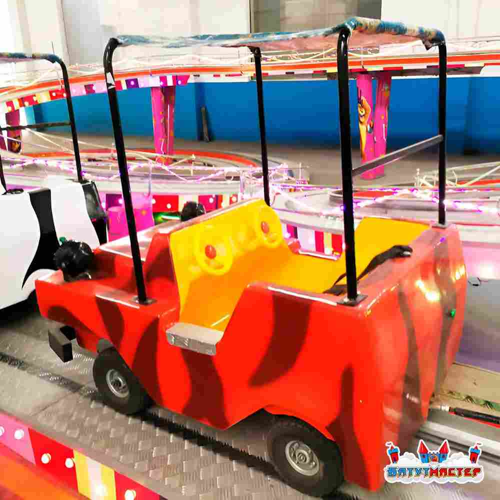 Страшные американские горки «Адреналин», 10 кабин 20 мест, 16×8×3 м