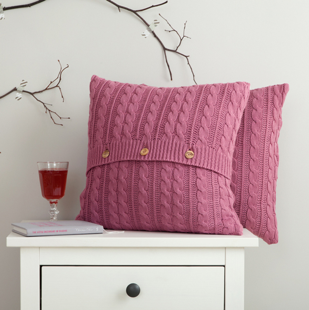 Элитная наволочка декоративная Imperio 36 брусничная от Luxberry