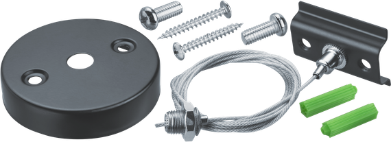 Подвес для шинопровода Navigator NLT-R1 1,5м черный сталь 41586