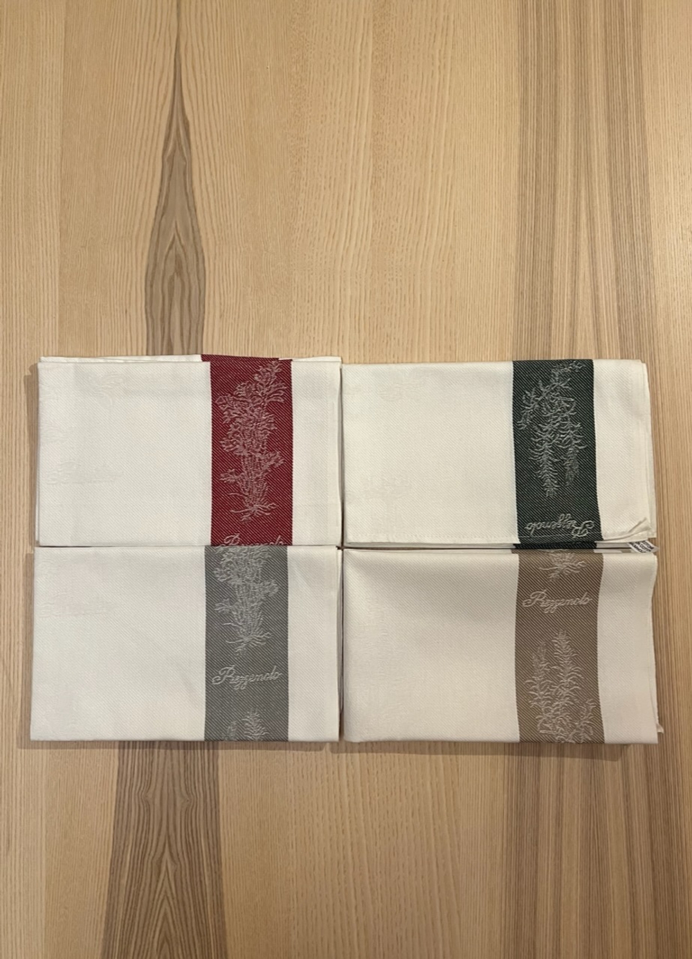 Набор кухонных полотенец 4шт Milano травы