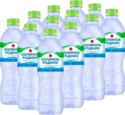Вода негазированная Калинов Родник минеральная, 12 шт х 0,5 л