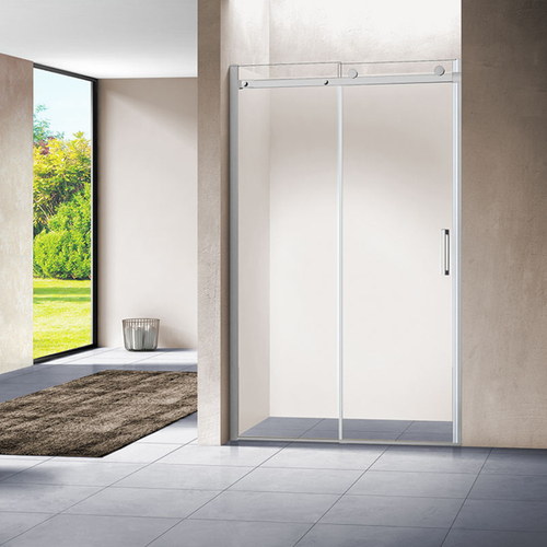 Душевая дверь Como VPS-1C130CL, 1300, хром, стекло прозрачное