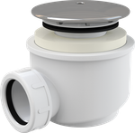 Сифон для душ. поддона хром Ф50мм  AlcaPLAST  (30/1шт)