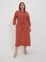 Платье с поясом