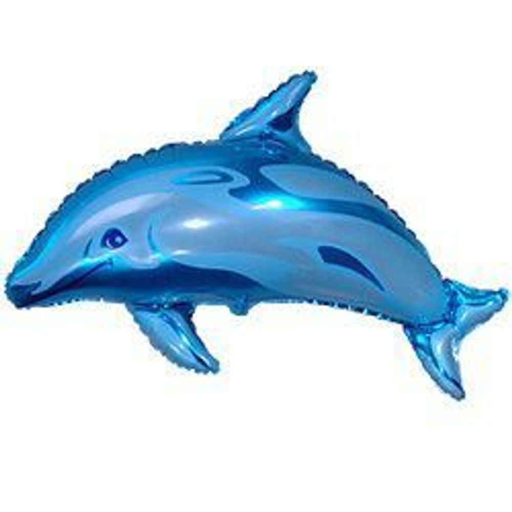 F Мини-фигура Дельфинчик (синий) 14&quot;/38 см, 5 шт.