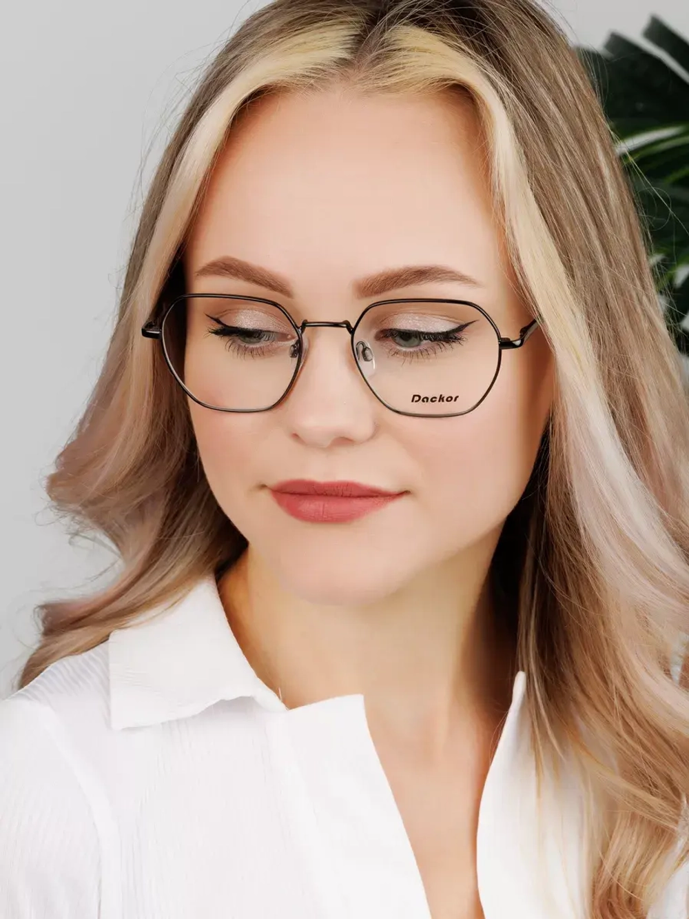 Оправа для очков женская брендовая металл