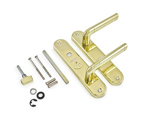 Ручки комплект Рязань РФ 66-016П/125.У4 латуль правая 70146  /арт. 7843