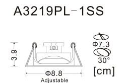 Точечный встраиваемый светильник Arte Lamp