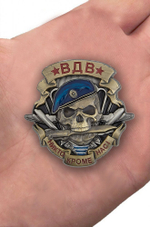 Знак Череп в берете ВДВ (на закрутке)