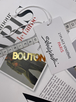 Бирка Скиап белая бумажная