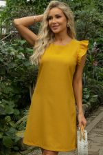 Платье Романтика (горчица) П13469-19М LT Collection