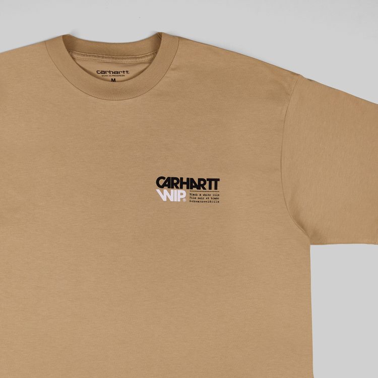 Футболка мужская Carhartt WIP Contact Sheet артикул:I033178_sable - купить в магазине Дайс