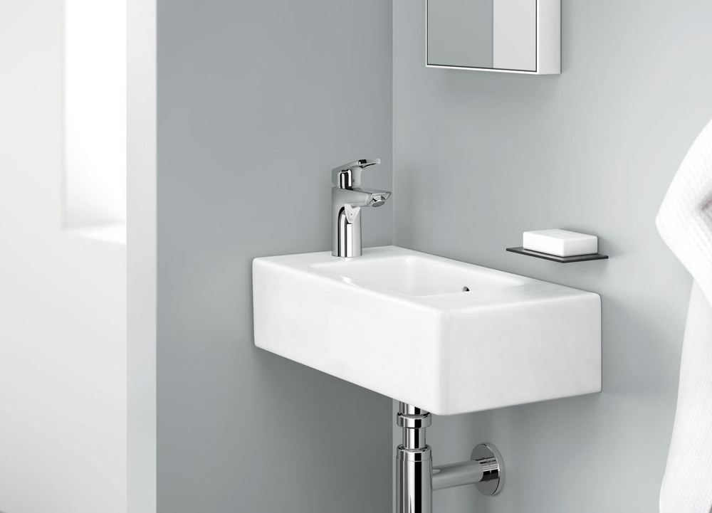 Hansgrohe Logis loop для раковины со средним изливом и сливным гарнитуром, хром 71151000