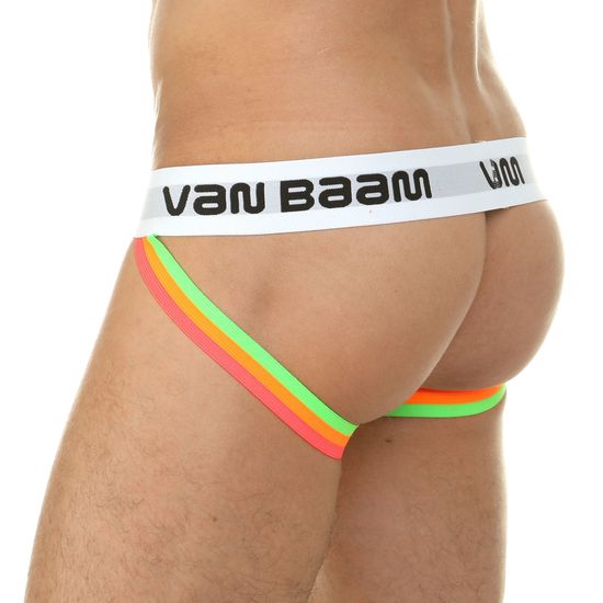 Мужские трусы джоки черные с принтом Van Baam 39821