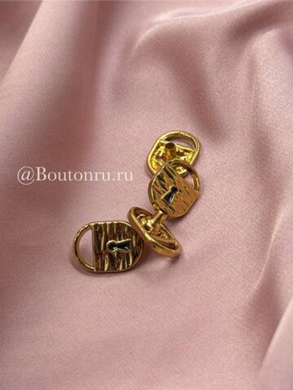 Шляпки под установочные кнопки Скиапар. замок золото