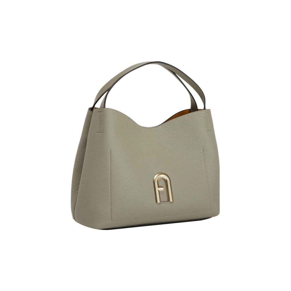 Сумка Furla Primula S Hobo Bag Grained Leather Grey, WB00507-BX0041-M7Y00