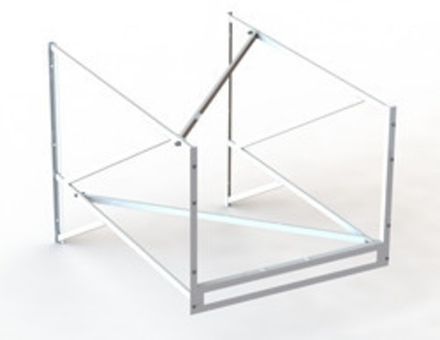 Ферма 1 м для баскетбольного щита 1800х1050 из фанеры