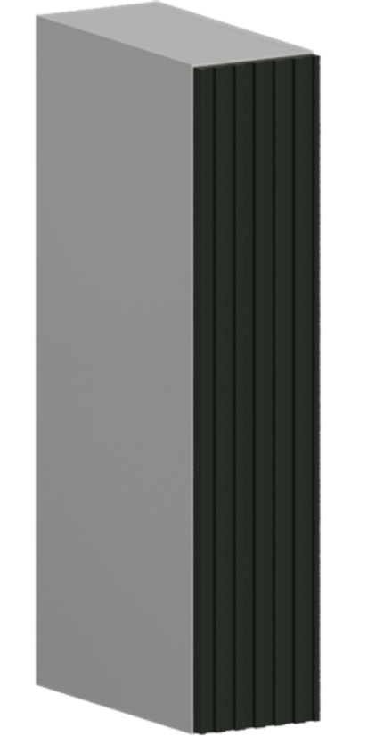 Кухня Модуль ШВБ 150М Белый / Насыщенно-зеленый