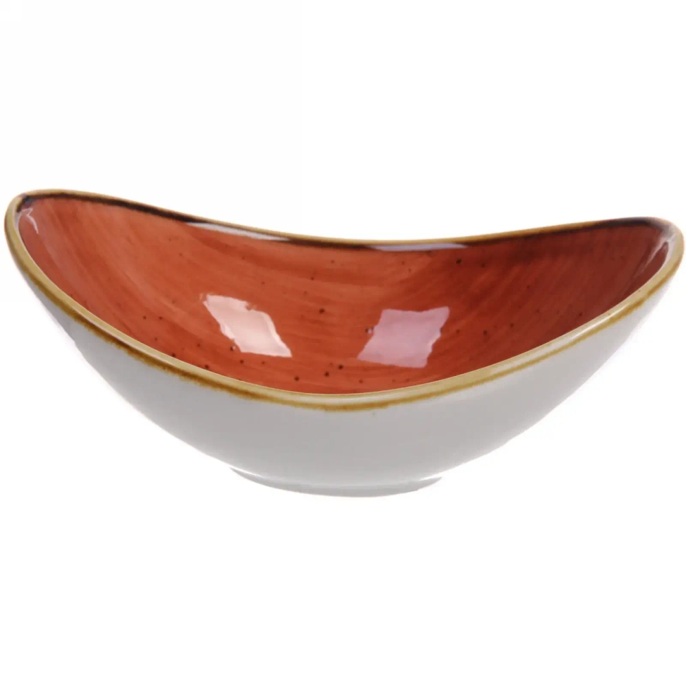 Салатник керамический «Corsica orange» 14,5*8,2*5,7см