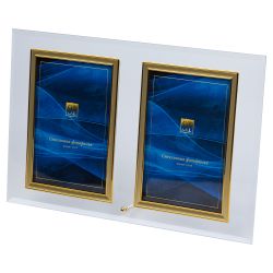 GT 224/-G вертикальная прямая двойная , золото 10х15 | GT