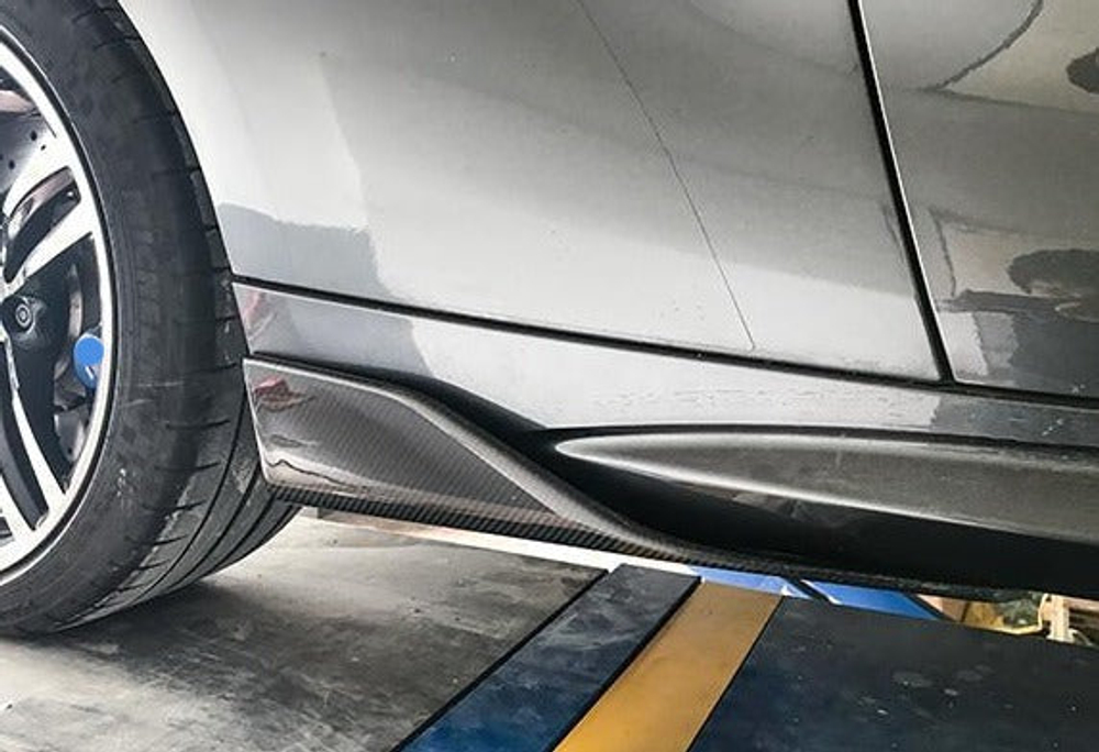 Карбоновые боковые сплиттеры М-стиль для BMW M2 F87 БМВ тюнинг