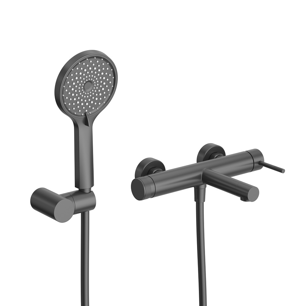 Смеситель CEZARES RELAX-VD-NOP для ванны и душа в комплекте с ручным душем, шлангом и держателем