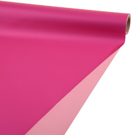 Пленка матовая 2-х сторонняя 57смx10м 63mic (Розовый/фуксия)
