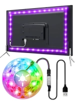 ARGB Светодиодная лента 5 Вт, Разноцветная лента, для дома, для компьютера, для вывески 5 Метров 5м GerShock