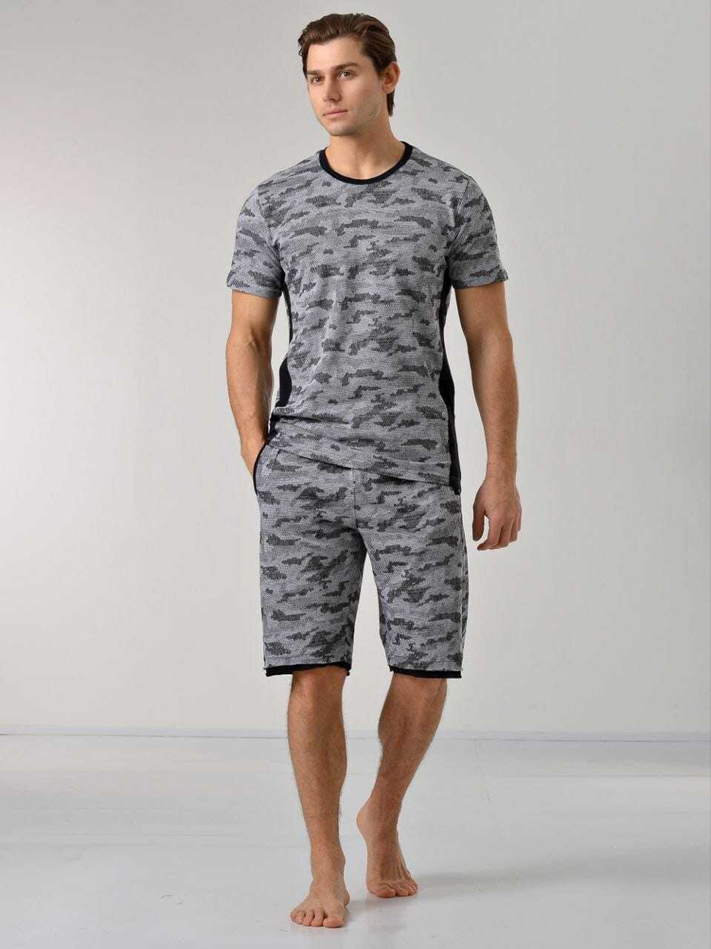 [m]Пижама мужская шорты+футболка 88110