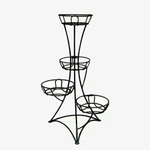 Цветочница "Призма" на 4 горшка, черная