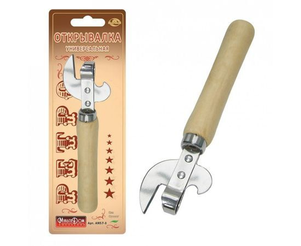 Открывалка универсальная МУЛЬТИДОМ "Ретро" AN57-3