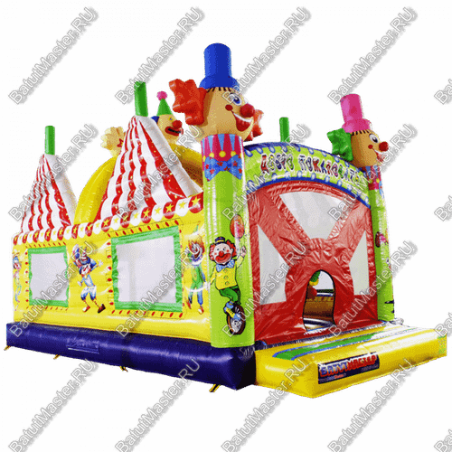 Надувной батут "Маленькие клоуны" 8*4*5.5