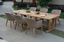 Ontario, стул бежевый, искусственный ротанг/тик