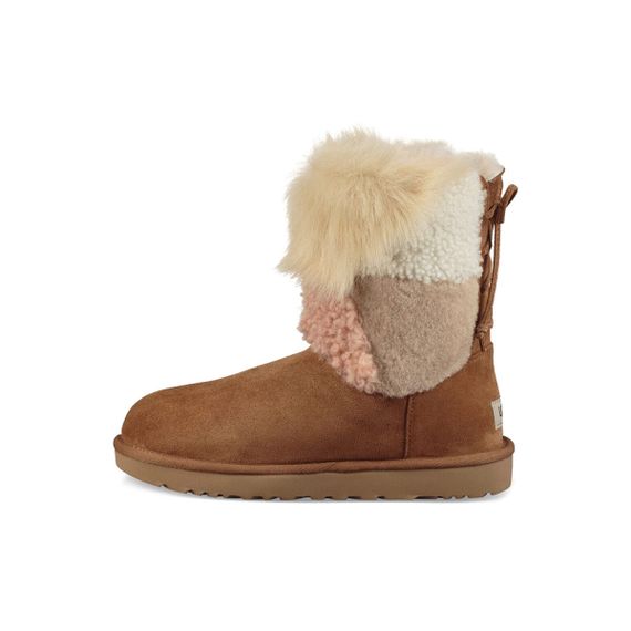 UGG Classic Short Patchwork Fluff