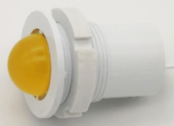Лампа жёлтая сигнальная с держателем(220 v) ИЗК(IEK)
